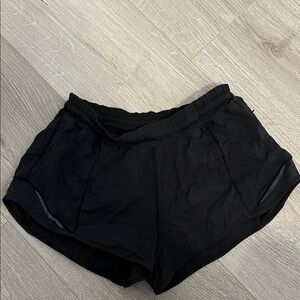Black Lululemon Hotty Hot Shorts
